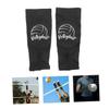 BRIGHTFUFU 1pair Volleyball Arm Sleeves for Women Lightweight Sports Compression Sleeve for and Comfort Breathable Elastic for Volleyball Basketball and Training Activities Black s view 4