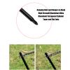 LOCADENCE 4Pcs Tent Stake, Aluminium Alloy High Strength Taper End Each Spike with a Hanging Hole and a Hange Tent Stake for Picnic Hiking view 2