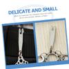 Balacoo 4pcs Suspended Straw Hat Buckle Key Rings Buckle Pocket Suspension Clip Keychains Buckle Locket Keychain Outdoor Clips Camping Tool Mini Clips Stainless Steel Carabiner Pocket Clip, Silver view 2