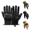 ANJMEICH Tactical Gloves, Non-Slip wear-Resistant to Protect Hands, Suitable for Outdoor Sports (Sand, L (Large) view 3