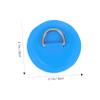 balacoo 4pcs Stainless Steel D-ring Buckles for Kayaks Canoes and Sups Durable Replacement Parts for Bungee Cords Easy Installation Smooth Surface for Water Sports and Outdoor Adventures view 4