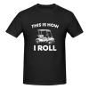 ETSDJ This is How I Roll Golf Cart T-Shirt Mens Short Sleeve T-Shirt Cotton Fashions Tee Shirt Black, X-Large view 4