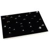 NUEAYMS Finger Rings Tray Accessory Foam Pads Showcase Countertop Display Jewelry Holder Foam Tray Inserts Liner Rings Organizer Jewelry Storage Tray, Black view 1