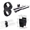 Calitte Flashlight Scope Mount Quick Release Mount for Hunting LED Light Flashlight Scope Torch Laser Scope Sight Telescope Diameter 18mm-25mm 2 Pack view 2