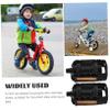 Balacoo 1 Pair Bicycle Pedal Mountain Bike Pedals Kids Bike Pedal Anti-Skid Pedals Cycling Pedals Bike Pedals for Road Bike Cycling Replacement Pedals Child Plastic Accessories Baby Car, Black view 4