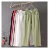 DGDXLMPNR Awishday Women's Loose Pants, Awishday Fast Dry Stretch Cotton Trouser Cropped Wide Leg with Pockets (Color : Green, Size : XL), X-Large view 2