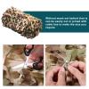 iunio Camo Netting Camouflage Netting, Camo Net Bulk Roll Camouflage Mesh Nets for Hunting Blind Deer Stand Military Party Decorations Sunshade Shooting (4.9ft*9.8ft/1.5m*3m, Brown Camo) view 3