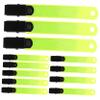 balacoo 12pcs Fluorescent Label Holder Convenient Trail Markers Reflector Clips for Tree Stand Camping Gear and Accessories Huntings Accessories Reflective Trail Clip On Foot PVC Ribbon, Picture 1 view 1
