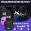 ZOHAN Electronic Shooting Earmuffs Built in Ambient Sound Amplifier, Hearing Protection for Shooters, NRR 23dB Noise Reduction, Ideal Gun Range Ear Protection Headphones for Hunting-Black&Purple view 4