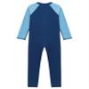 Lorilida Girls/Boys One-Piece Full Body Swimwear Kids Long Sleeve Zipper Sport Swimsuit UPF 50+ Rash Guard Navy Blue 3-4 Years view 4