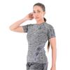 2BOLD Womens BJJ Grappling Rash Guard Compression Shirts, UPF 50+ Jiu Jitsu No-Gi, Shirt, Athletic, MMA, BJJ Rash Guard (US, Alpha, Small, Regular, Regular, Grey, Sublimated) view 2