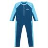 Lorilida Girls/Boys One-Piece Full Body Swimwear Kids Long Sleeve Zipper Sport Swimsuit UPF 50+ Rash Guard Sky Blue 5-6 Years view 3