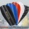 Youth Soccer Shin Guards Shin Guard Sleeves Calf Protectors for Kids Children Teenagers 3-5,5-10,10-15 Years Old Boys Girls Lightweight Breathable (Red, L 4'8"-5'4") view 2