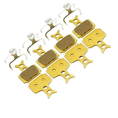 4 Pairs Bicycle Disc Brake Pads/Fit for Formula RR1, R1R, R1, RO, RX, T1, Mega Disc Brake, Full Metal Brake Pads