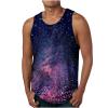 Graphic Tank Tops Men 2024 Mens Tank Tops Graphic Print Sleeveless Relaxed Fit Blouse Beach Top Summer Fashion Workout Big and Tall Tee Tops Muscle fit Shirt Pink L view 1