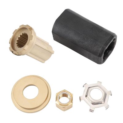 aqxreight Hub Kit, 5PCS Propeller Hub Kit 835257Q1 Metal Plastic for Flo Torq 2 Hubs Kit Replacement for Mariner Outboards Engine