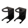 Gavigain 2PCS Baseball Bat Wall Stand, Acrylic Wall Mounted Holder Rack Baseball Bat Display Shelf for Home Stadium Office Collection (Black) view 4