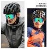 DUCO Sports Sunglasses for Men Cycling Sunglasses Youth Baseball Sun glasses Lightweight TR90 Frame Goggles DC0032 view 2