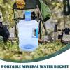 POPETPOP 2 Gallon Water Jug Portable Outdoor Water Container with Handle Large Capacity Pc Bucket for Camping Hiking and Travel view 3