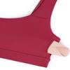 CRZ YOGA Womens Scoop Neck Bikini Tops Wide Straps U Back Bathing Suit Swimsuit Push Up Padded Sports Bra Pomegranate Large view 4