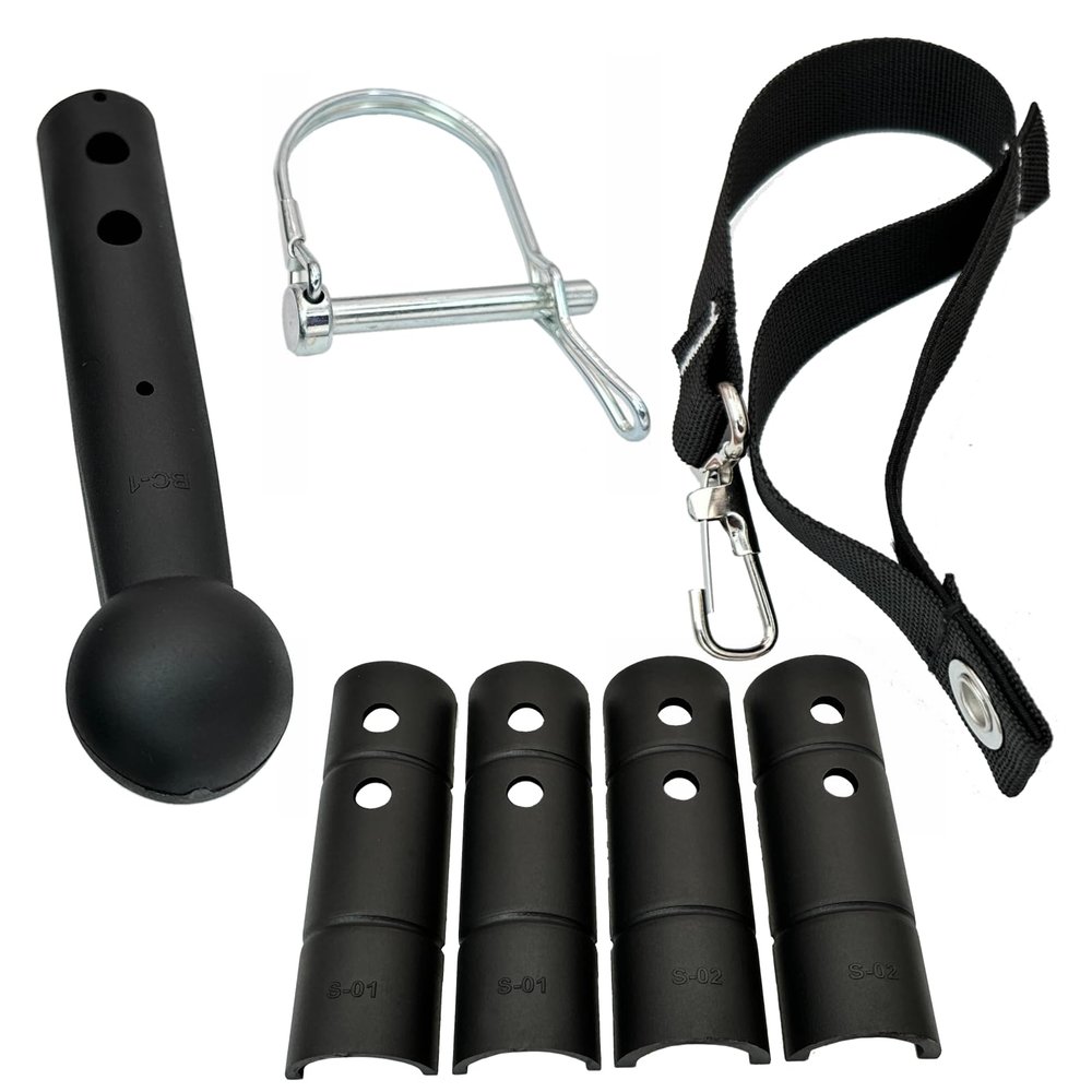 Bike Trailer Hitch and Replacement Ball Head for Thule Chariot Child Trailers Could Convert Other Hitch System to Ball Cup System (Ball Head Strap Kit)