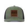 NineFit Basics Custom Cap Custom Leather Patch Trucker Hat for Men & Women - Personalized Text & Photo Baseball Cap Laser Engraved.New 38 view 1