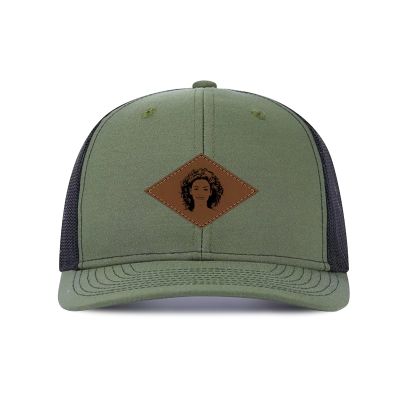 Generic Custom Cap Custom Leather Patch Trucker Hat for Men & Women - Personalized Text & Photo Baseball Cap Laser Engraved.New 46