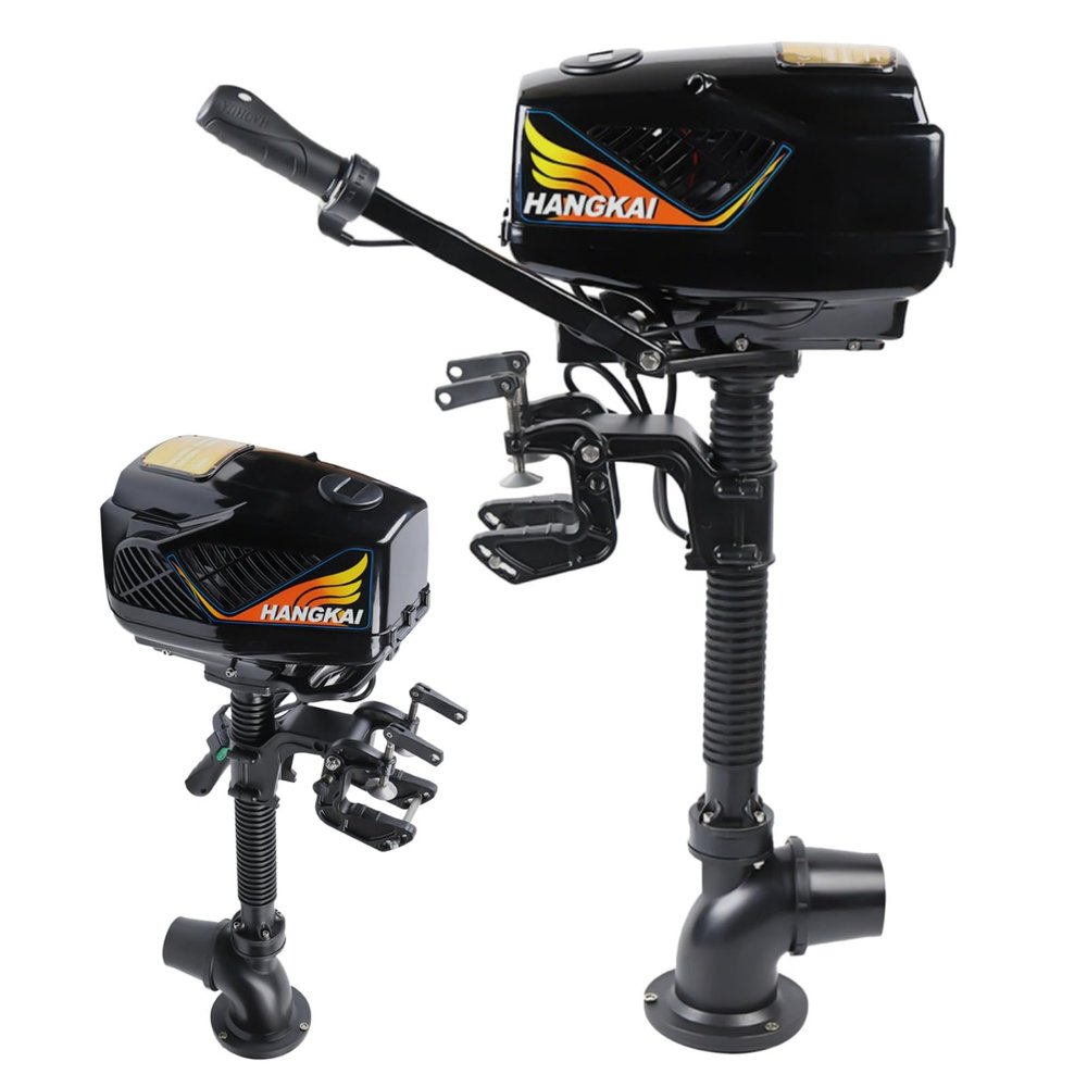 48V 1000W Electric Outboard Motor, 4HP Jet Pump Brushless Motor with Short Shaft, Heavy Duty Boat Engine for Inflatable Boats, Kayaks, Dinghy, Canoe & Small Fishing Boats