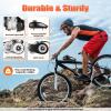 4-Stroke Gas Motorized Motor Kit, 100CC 3HP Bike Engine Kit Full Set Bicycle Engine Motor Single Cylinder Air Cooling Recoil Start for Scooter and Road Bike view 2