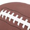 PerGar Size 9 Composite Leather Football,Durable & Impact Resistant,Excellent Elasticity for Accurate Pass & Receive,Ideal for Outdoor Match Practice, Training & Recreational Play (Brown) view 2