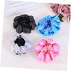 Beatifufu 4pcs for Ballet Dance Performance Includes White and Black Hairnets for Dancers and view 3