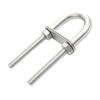 4 Pack M5x78 304 Stainless Steel U Bolts Marine Yacht Boat Stern Bow Tie Down, U Bolt Boat Deck Hardware Accessories view 3