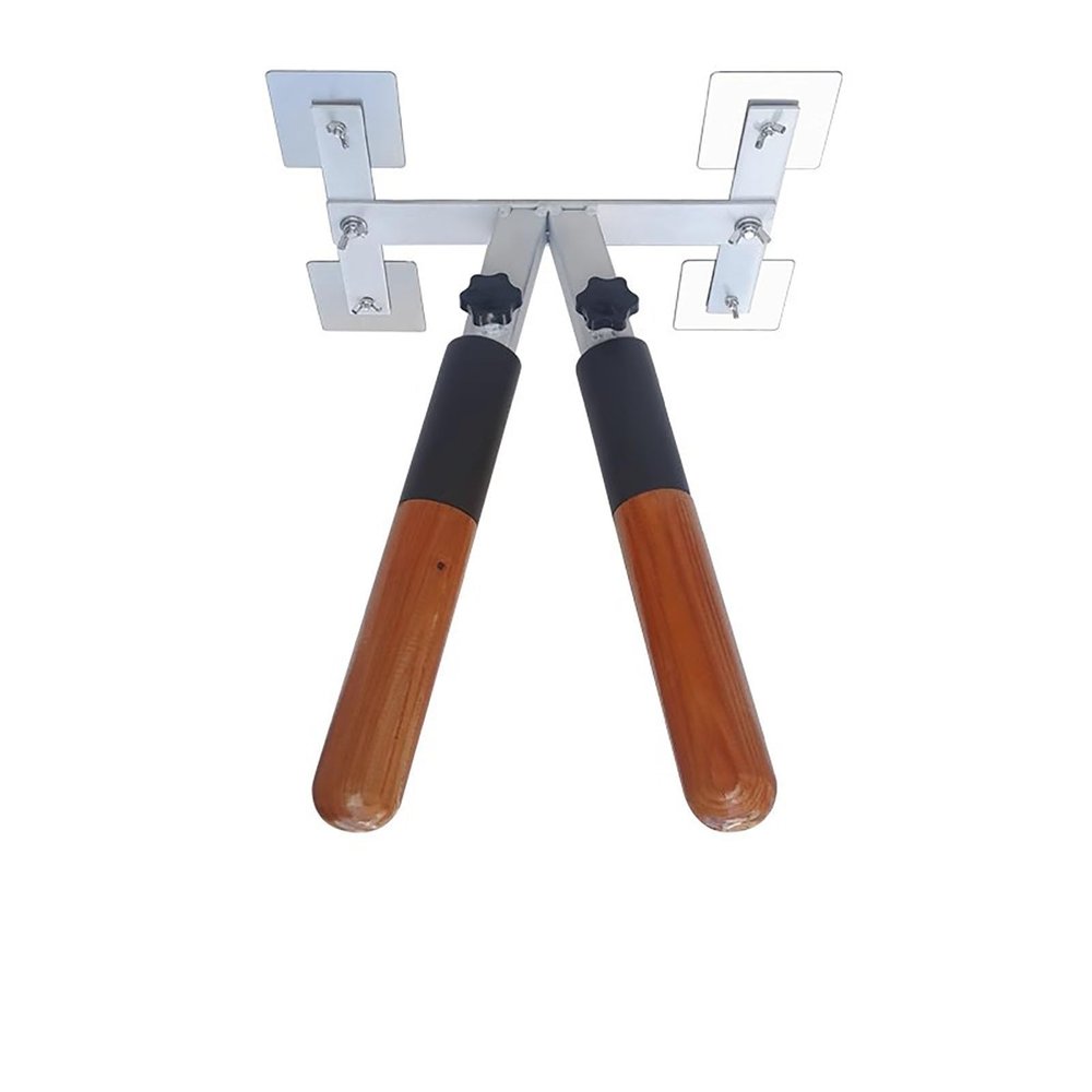 TREGOO Wing Chun Dummy Wooden Arms Training Device with Spring, Portable Wing Chun Punching Hand Martial Arts Equipment, Combination Man Pile Infighter Device (Size : 2X Hands), 78634