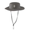 Custom Embroidered Boonie Hat 5/10 Pack Your Own Logo Personalized Embroidery Sun Hat Sterling Grey view 2