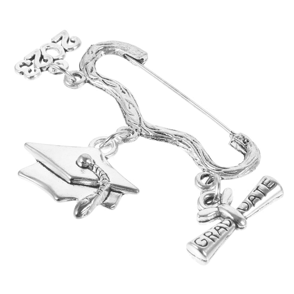 LIFKOME Graduation Bachelor's Cap Brooch Pin Fashion Lady Pin Brooch Alloy Breastpin for Women Graduation Party Accessory