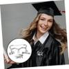 LIFKOME Graduation Bachelor's Cap Brooch Pin Fashion Lady Pin Brooch Alloy Breastpin for Women Graduation Party Accessory view 3