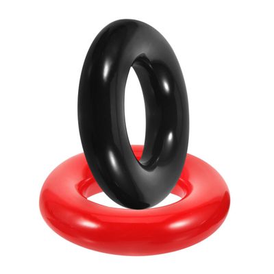 INOOMP 2pcs Golfing Round Weight Ring Golfs Training Aid Ring Iron Golfing Weighted Weighted Swing for
