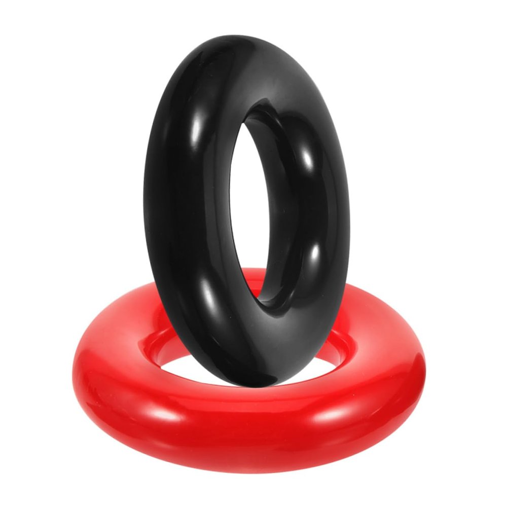 INOOMP 2pcs Golfing Round Weight Ring Golfs Training Aid Ring Iron Golfing Weighted Weighted Swing for