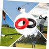 INOOMP 2pcs Golfing Round Weight Ring Golfs Training Aid Ring Iron Golfing Weighted Weighted Swing for view 2