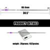BOWSOUL 31 Archery Arrows Training Practice Target Arrows for Kids Youth or Beginners Safe Blunt Points Durable Shaft on Recurve Bows Youth Bow and Longbows(Pack of 12) (Purple White) view 3