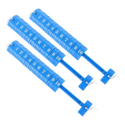 INOOMP 3pcs Durable Foosball Score Counters Multi-Functional Scorekeeper Bars for Table Football Game Safe Scoring Markers for Score Tracking