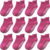 Aroveea Baby Toddler Socks Grip Non Slip Boys Girls Cotton 12 Pack for 1-3T Kids Ankle Cute Socks 6M-7Years view 1