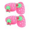 INOOMP Tennis Racket Dampeners 4 Pack Strawberry Silicone Shocks Absorber for Better Control view 1