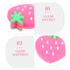 INOOMP Tennis Racket Dampeners 4 Pack Strawberry Silicone Shocks Absorber for Better Control view 3