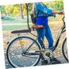 balacoo Boy Girl Rear Seat Cover Non-Slip Stretch Bike Rack Cushion for Easy Installation Removable Design Comfortable Sponge Padding Random for Bicycle Models view 4