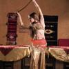 2 Pack Women's Belly Dance Hip Scarf, Belly Dance Skirt Wrap with Sequins Coins, Belly Dancer Costume for Bellydance,Zumba (Red + Purple, One Size) view 4