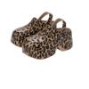 9cm high Heel Toe Sandals, Thick Soled Beach Shoes, European Station Leopard Print, Worn on The Beach with a Feeling of Stepping on Feces, Hole Shoes for Women (7.5,Serpentine,8) view 3