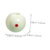 WHAMVOX Pool Cue Ball Dots Pattern Billiard Practice Ball Cue for Pool Table Training Professional Billiard Supplies view 3