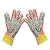 GJPWAKWM Soccer Goalkeeper Gloves Goalie Training Gloves Strong Grip Anti-Slip and Breathable for Adults and Children (Orange,5) view 3