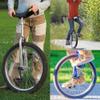 ZSYYDS Unicycle for Adults Alloy Rim Adjustable Seat with Unicycle Stand and Pump for Fun Fitness Exercises Balance Training Circus Performances (Blue, 24") view 2